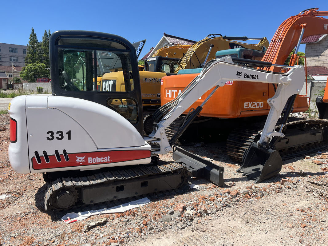 Miniescavatori usati Bobcat 331 Piccoli escavatori di pozzi di seconda mano
