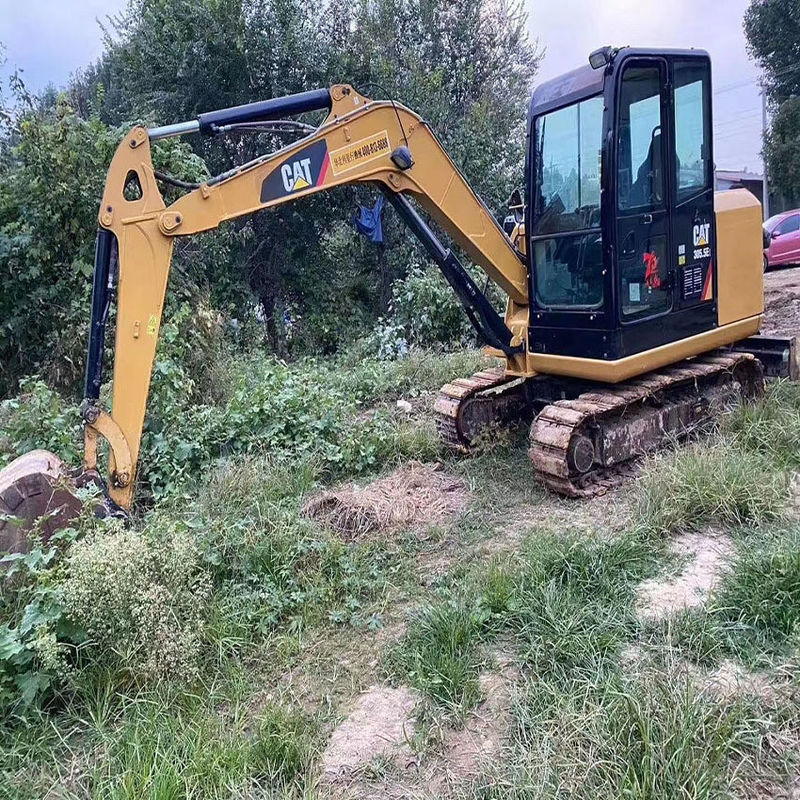 Mini Scavatrice in buone condizioni Escavatrice di seconda mano da 5,5 tonnellate Mini CAT 305,5 Escavatrice da trascinamento