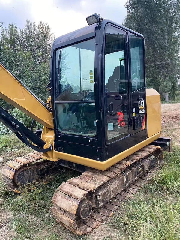 Mini Scavatrice in buone condizioni Escavatrice di seconda mano da 5,5 tonnellate Mini CAT 305,5 Escavatrice da trascinamento