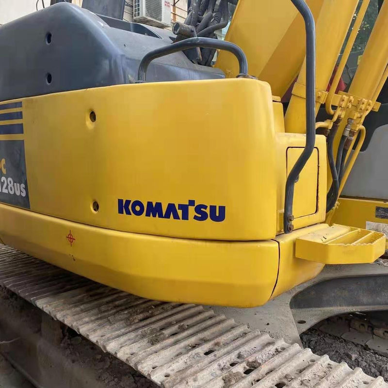 macchinari di ingegneria utilizzati komatsu pc128 escavatore 12 tonnellate pc128us scavatore da striscio pc128us-2 pc128us-8
