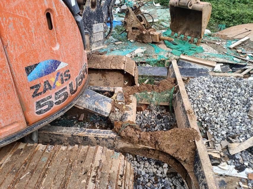 Escavatore giapponese di seconda mano Hitachi ZX55/ Usato Hitachi ZX55 ZX40 ZX60 Escavatore in vendita in buone condizioni di funzionamento a shang