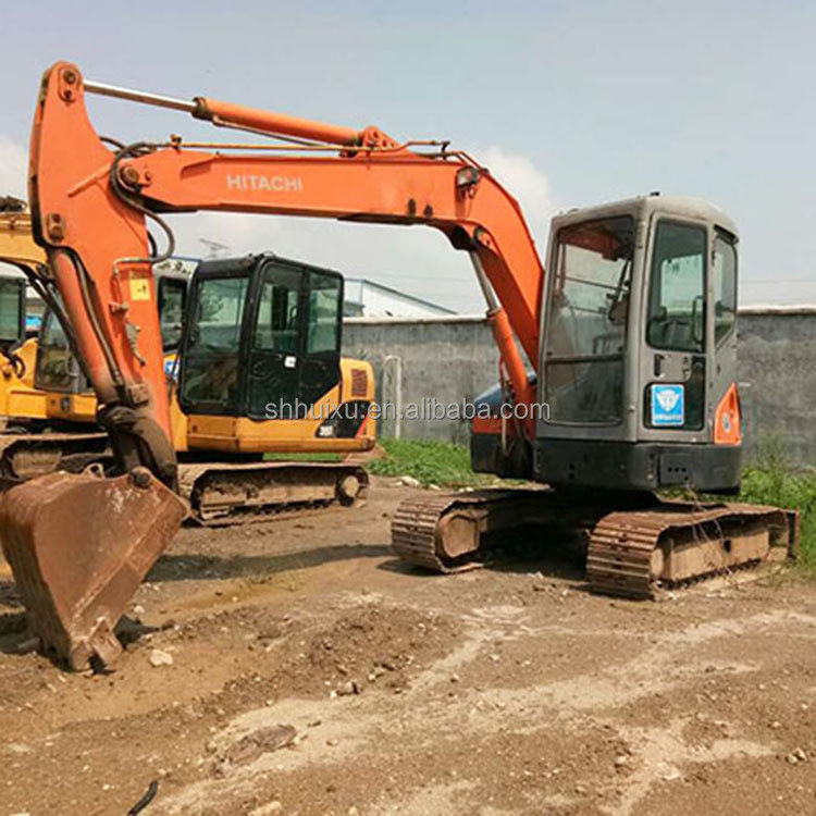 Hitachi in magazzino mini escavatore usato Hitachi 55 in vendita di seconda mano Hitachi 55 piccolo escavatore in buone condizioni