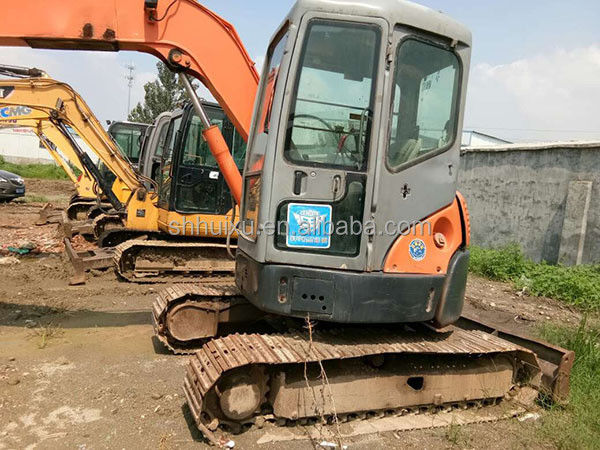 Hitachi in magazzino mini escavatore usato Hitachi 55 in vendita di seconda mano Hitachi 55 piccolo escavatore in buone condizioni
