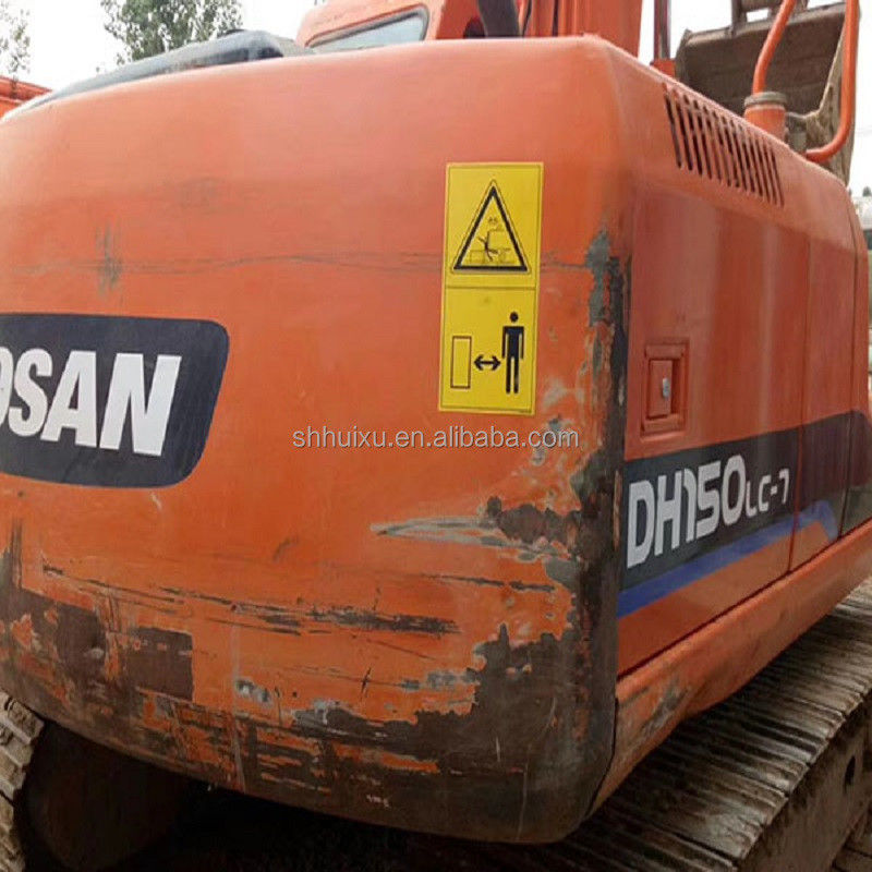 Scavatori a gomma idraulica usata Doosan DH150/Second hand Quality DOOSAN DH150 scavatore a basso prezzo in vendita