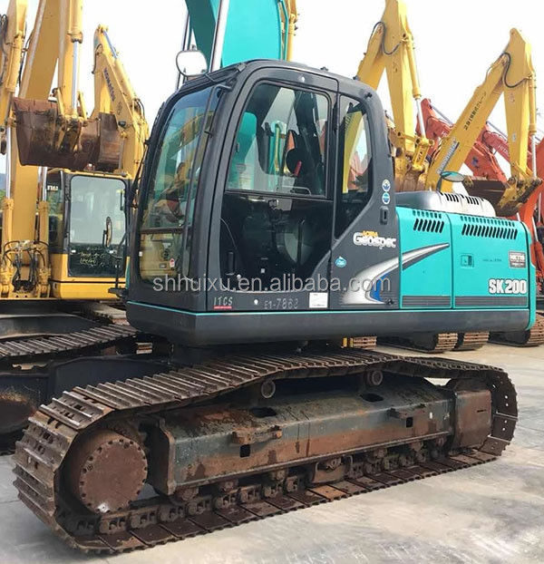 Kobelco SK200 Escavatore a trasloco di seconda mano più venduto Kobelco SK200/macchina di scavo di buona qualità usata Kobelco SK200 in vendita