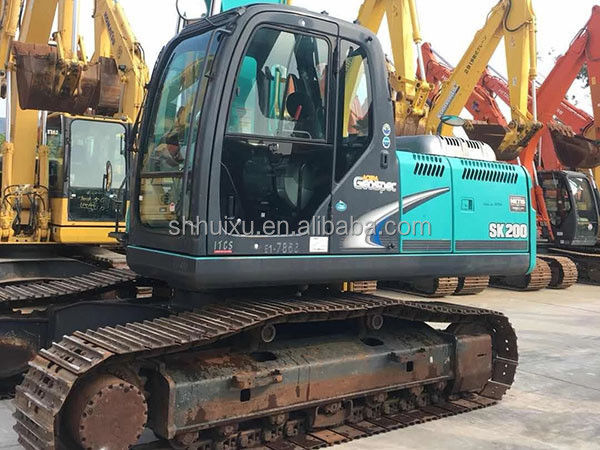 Kobelco SK200 Escavatore a trasloco di seconda mano più venduto Kobelco SK200/macchina di scavo di buona qualità usata Kobelco SK200 in vendita