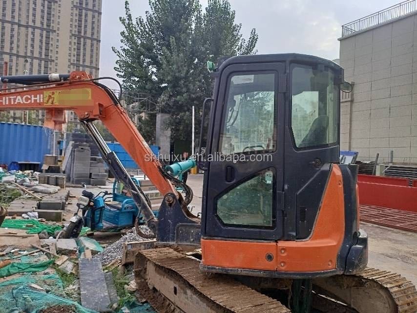 Hitachi in magazzino mini escavatore usato Hitachi EX55 in vendita mini escavatore di seconda mano Hitachi EX55 in buone condizioni