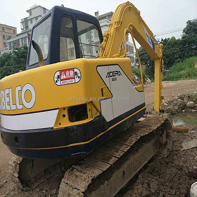 Escavatori idraulici usati Kobelco60-3, mini di seconda mano di alta qualità escavatori KOBELCO60-3 prezzo economico