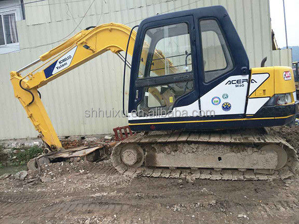 Escavatori idraulici usati Kobelco60-3, mini di seconda mano di alta qualità escavatori KOBELCO60-3 prezzo economico