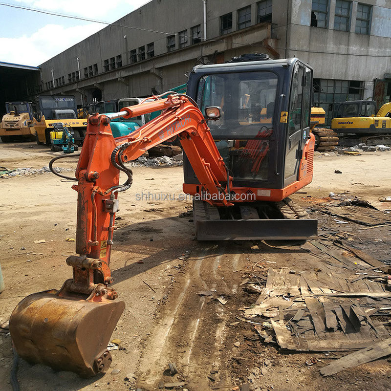 Hitachi in magazzino mini escavatore giapponese usato HITACHI 20-2 in vendita/seconda mano Piccolo escavatore a trascinamento in buone condizioni HITACHI 20-2