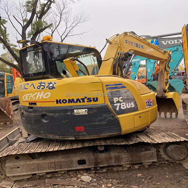 Usato Komatsu PC78 Escavatore / escavatore di seconda mano komatsu PC78 mini scavatore da striscio di buona qualità Komatsu Escavatore