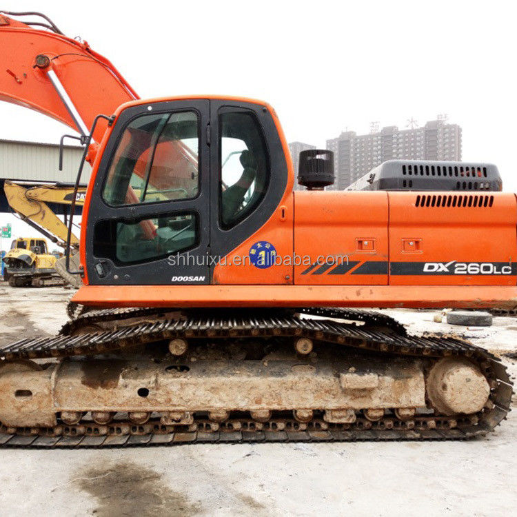 Doosan vendita calda eccellente qualità di seconda mano escavatore idraulico DOOSAN DX260 Corea origine/macchina di scavo usata migliore vendita buon prezzo