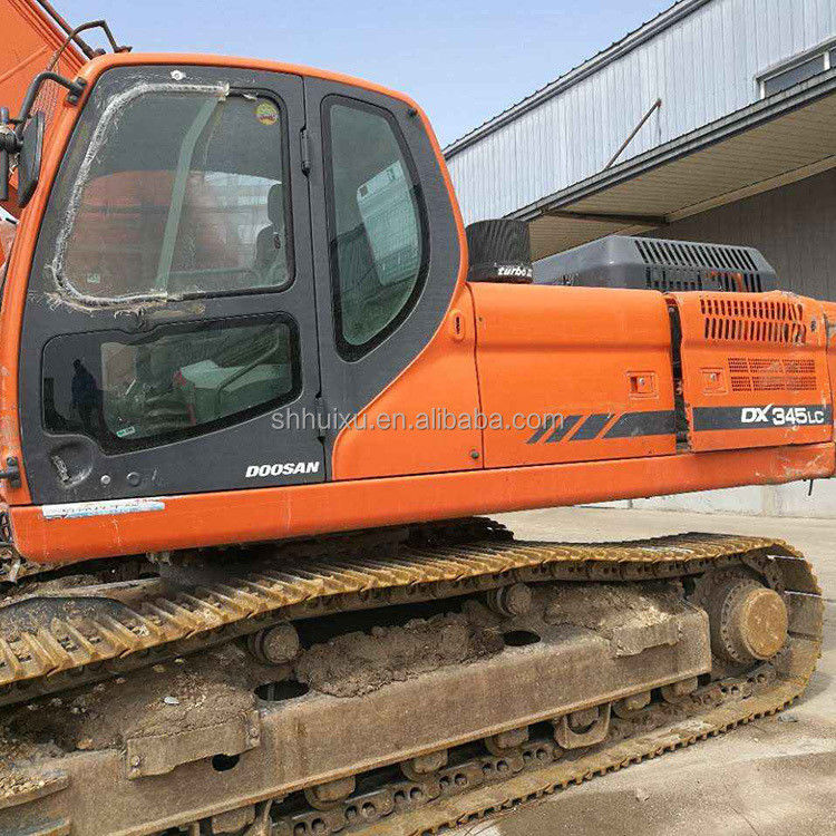 Doosan vendita calda eccellente qualità di seconda mano escavatore a trascinatore idraulico DOOSAN DX345 Corea origine/macchina di scavo usata migliore vendita buon prezzo