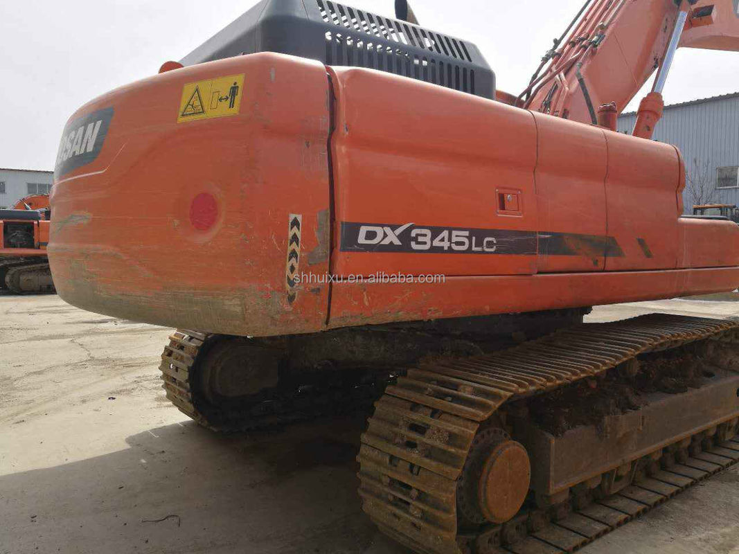 Doosan vendita calda eccellente qualità di seconda mano escavatore a trascinatore idraulico DOOSAN DX345 Corea origine/macchina di scavo usata migliore vendita buon prezzo