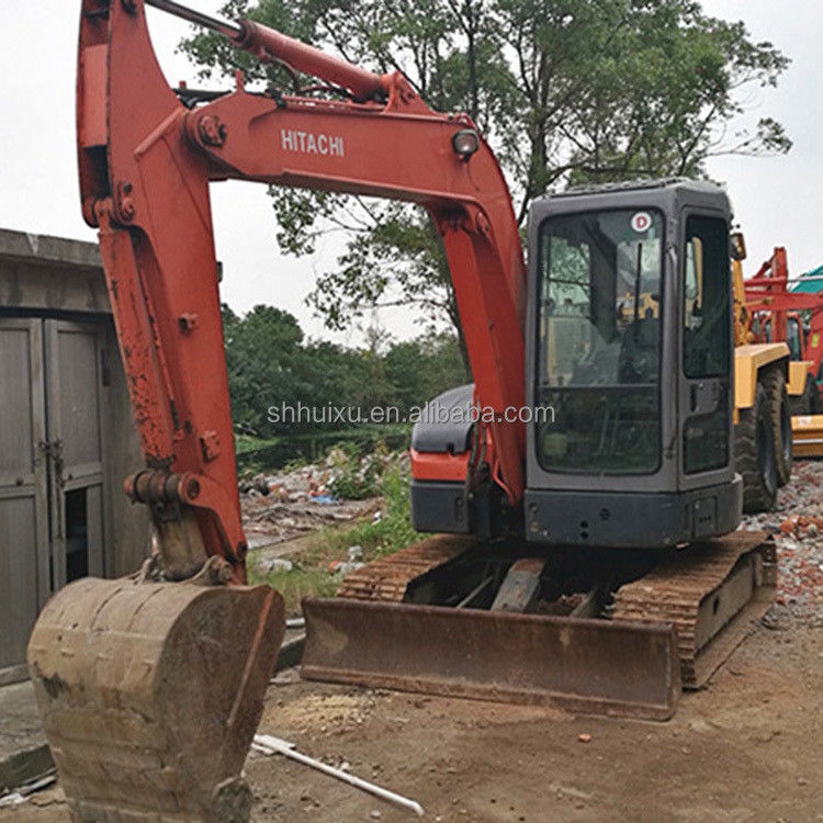 Hitachi in magazzino mini escavatore giapponese usato HITACHI 55 in vendita/seconda mano Piccolo escavatore a trascinamento in buone condizioni HITACHI 55