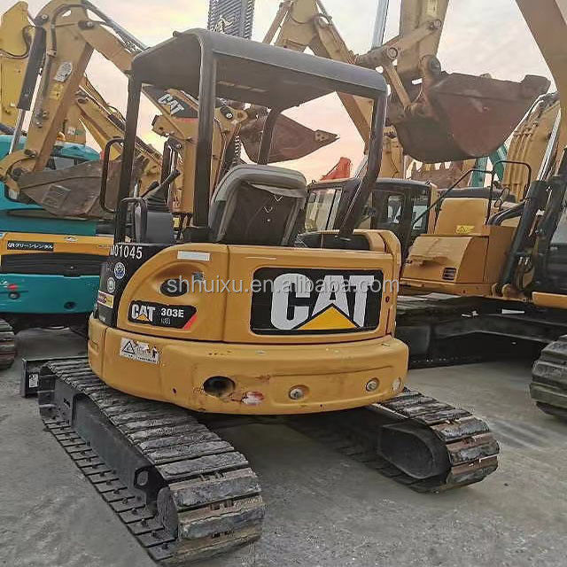 Di seconda mano di buona qualità Mini escavatore da striscia usato usato CAT303E 3T