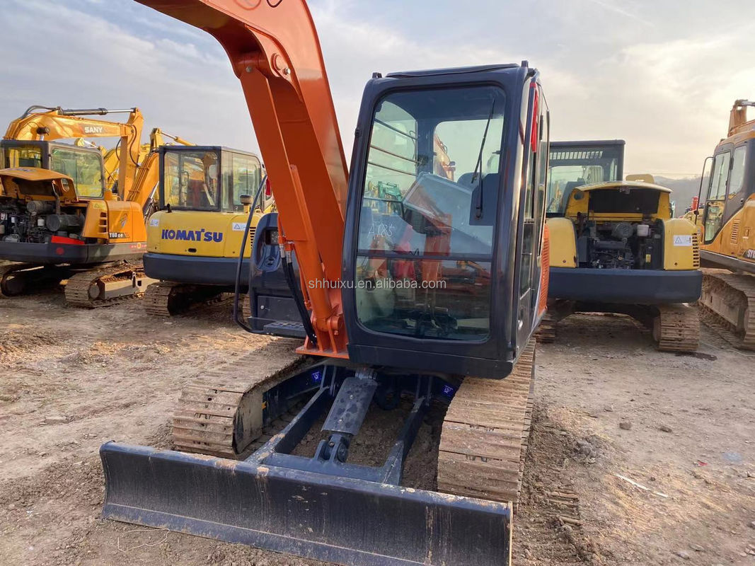Hitachi in magazzino mini escavatore usato zx60 giappone anno 2019/seconda mano Piccolo escavatore da striscio in buone condizioni HITACHI 60