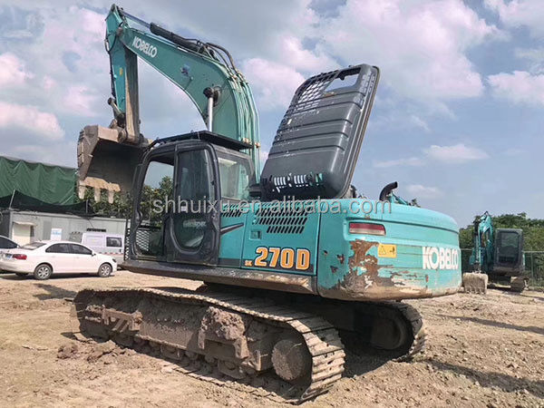 Kobelco SK200 eccellente qualità di seconda mano escavatore da strisciatore macchina da scavo usata Kobelco SK270D prezzo basso