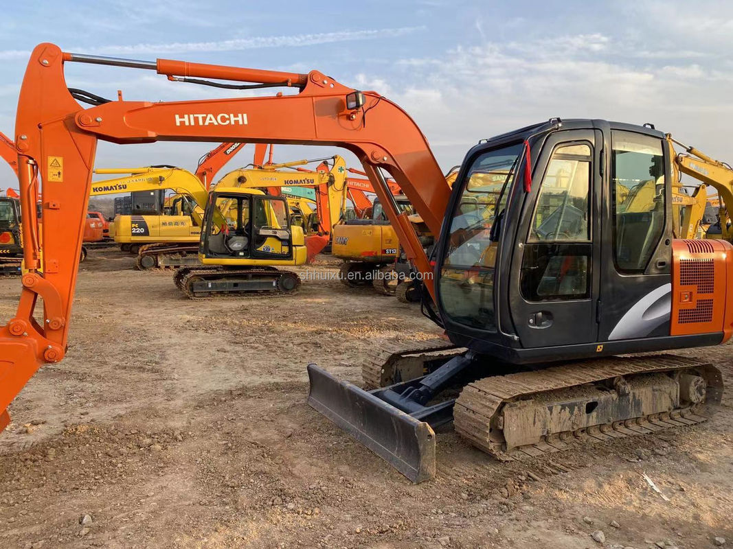 Hitachi in magazzino mini escavatore usato zx60 giappone anno 2019/seconda mano Piccolo escavatore da striscio in buone condizioni HITACHI 60