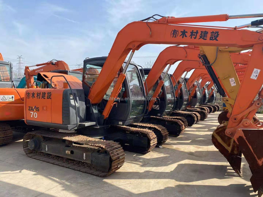 Hitachi in magazzino mini escavatore giapponese usato HITACHI 70 in vendita/seconda mano Piccolo escavatore a trascinamento in buone condizioni HITACHI 70