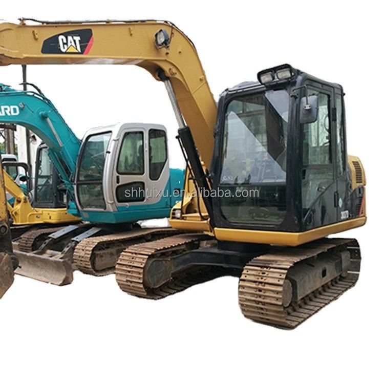 Escavatori usati cat307 Mini crawler Macchina di scavo escavatore usato CAT307D 7T Caterpillar Escavatore Caterpillar in magazzino