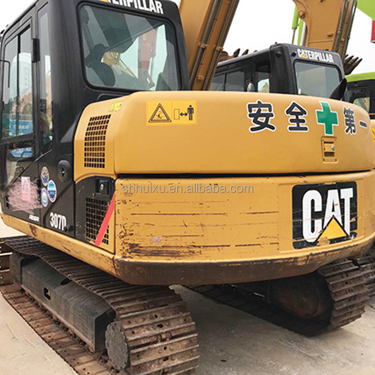 Escavatori usati cat307 Mini crawler Macchina di scavo escavatore usato CAT307D 7T Caterpillar Escavatore Caterpillar in magazzino