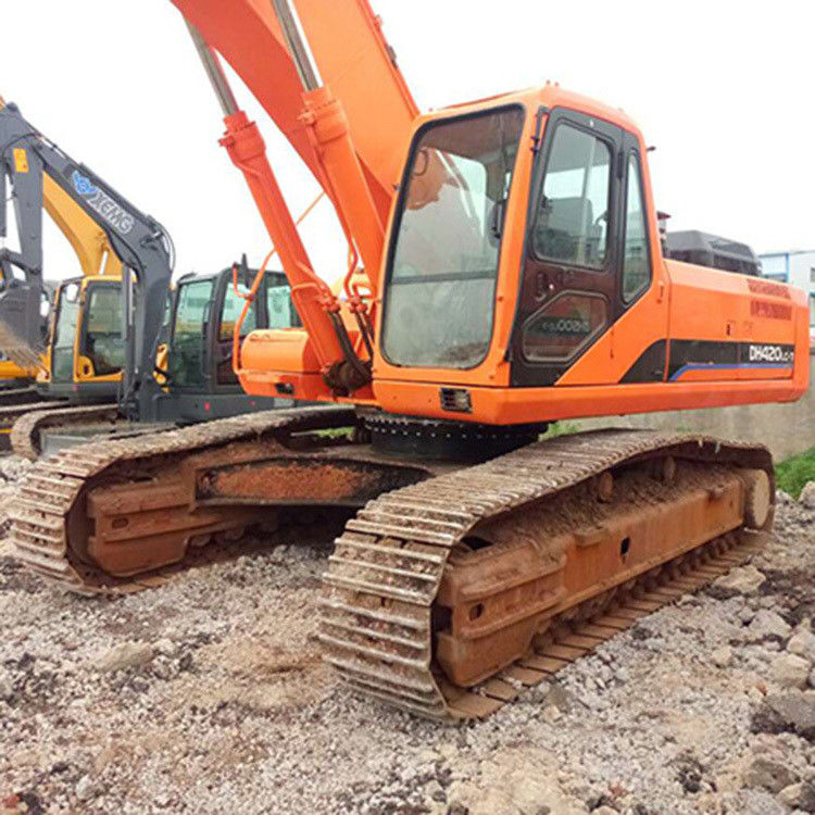 Doosan vendita calda eccellente qualità di seconda mano escavatore idraulico DOOSAN DH420 usato macchina da scavo più venduti