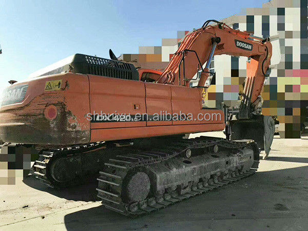 Doosan vendita calda di alta qualità di seconda mano idraulica scavatore a trascinatore DOOSAN DX420 Corea origine usata macchina da scavo buon prezzo