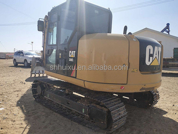 Alta qualità mini escavatore a striscia di seconda mano usato CAT308E 8T usato scavatore di bruco scavando macchina bruco in magazzino
