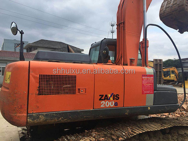 Hitachi vendita in vendita usata macchina da scavo giapponese HITACHI ZX200 di seconda mano Crawler escavatore HITACHI 200 in buone condizioni