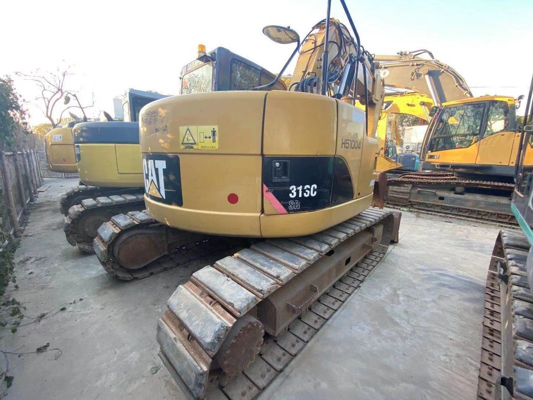 Usato di seconda mano di buona qualità Escavatore da trascinamento Usato Caterpillar cat313C / Giappone di seconda mano motore cat 313C