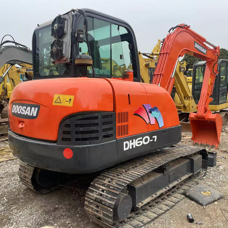 Alta qualità mini escavatore usato Doosan ZX60 macchina da costruzione/escavatore a striscia idraulica di seconda mano DOOSAN ZX60 origine coreana