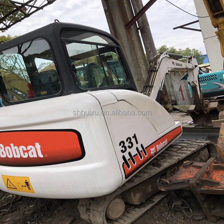 Escavatori di seconda mano di buona qualità BOBCAT331 3.1T Used Excavator Digging Machine in vendita