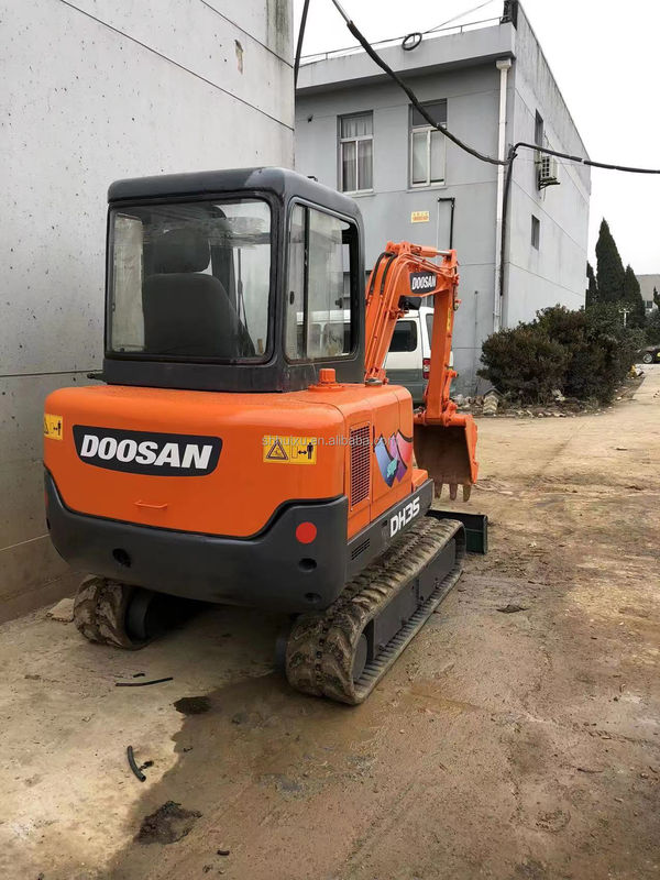 Doosan vendita calda Macchina da costruzione mini escavatore usato Doosan DH35 buona qualità/Second hand escavatore idraulico a striscia DOOSAN DH35 origine coreana