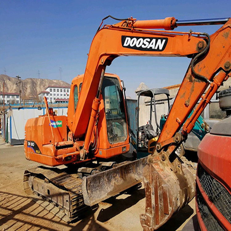 Usato 8 tonnellate escavatore doosan DX80 usato 80 modello mini progetto DX80 per la vendita