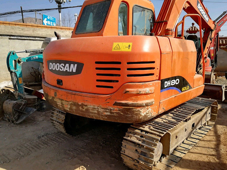 Usato 8 tonnellate escavatore doosan DX80 usato 80 modello mini progetto DX80 per la vendita