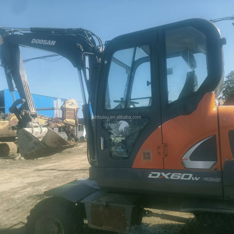 Doosan vendita a caldo Usata doosan dh60-7 escavatore a striscia/Usata mini escavatore Doosan DX60W Prezzo economico