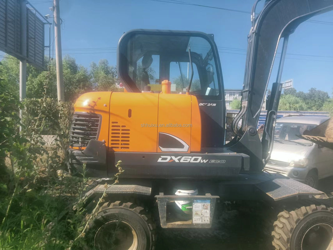 Doosan vendita a caldo Usata doosan dh60-7 escavatore a striscia/Usata mini escavatore Doosan DX60W Prezzo economico