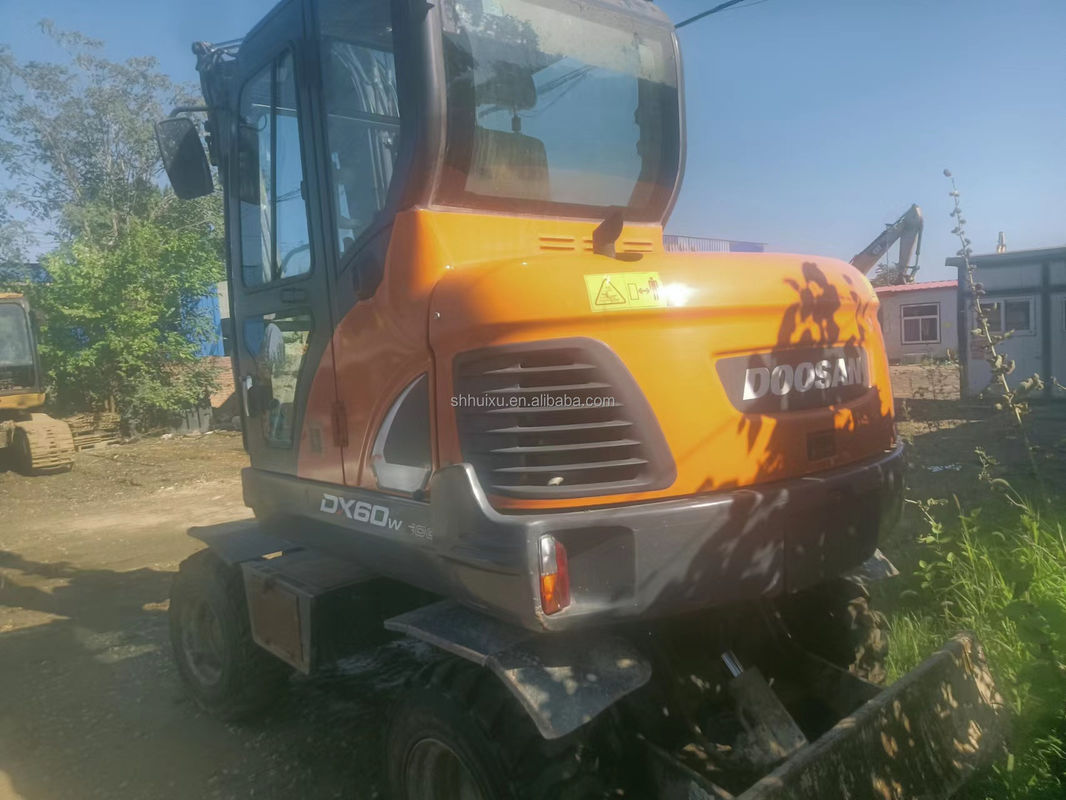 Doosan vendita a caldo Usata doosan dh60-7 escavatore a striscia/Usata mini escavatore Doosan DX60W Prezzo economico