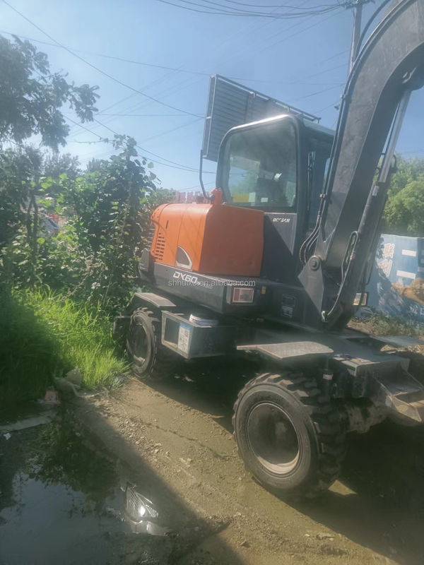Doosan vendita a caldo Usata doosan dh60-7 escavatore a striscia/Usata mini escavatore Doosan DX60W Prezzo economico