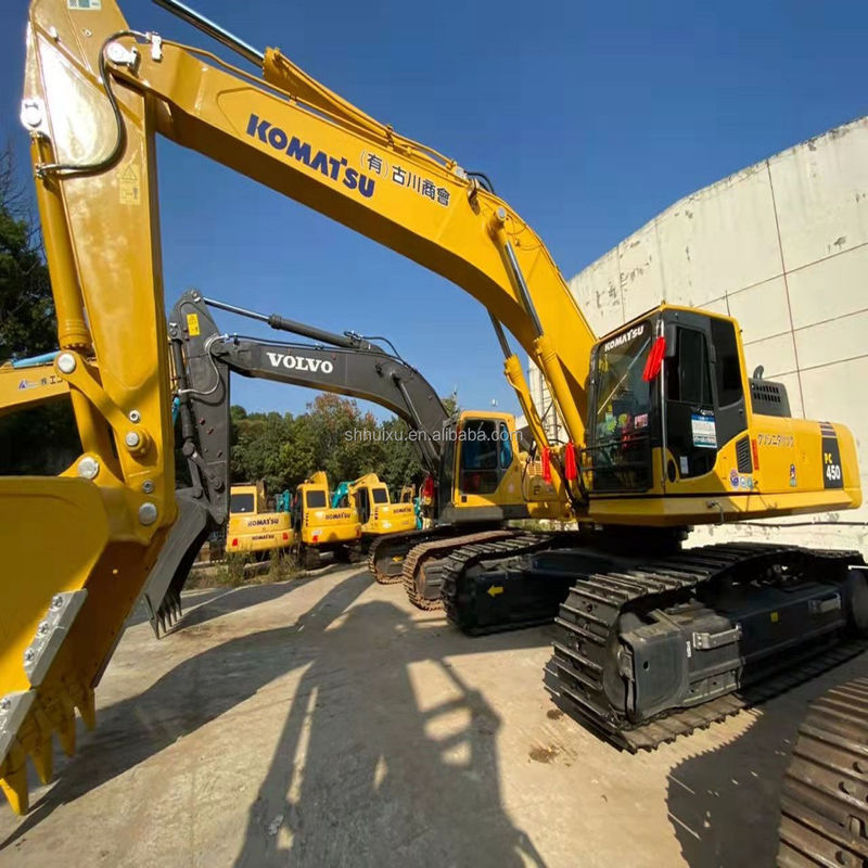 Komatsu PC450 escavatore di seconda mano, prestazioni perfette, azione veloce, prezzo basso, due anni di garanzia di qualità