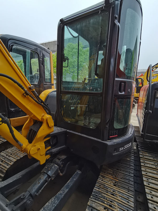 Kobelco SK200 Kobelco SK35SR escavatore idraulico di seconda mano origini giapponesi/mini escavatore usato Kobelco SK35SR Bella qualità Prezzo economico