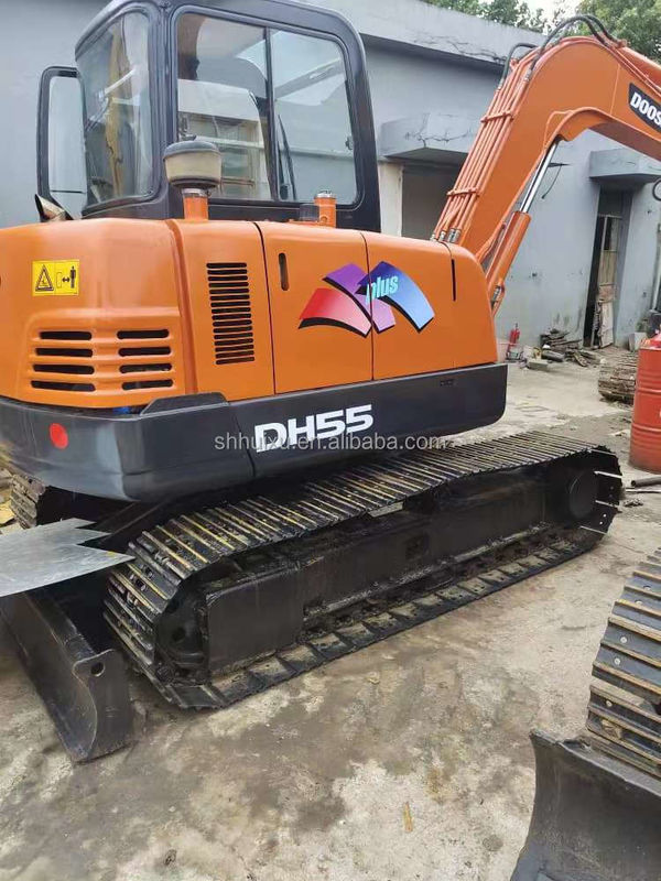 Doosan vendita calda Mini escavatore usato doosan ex55 Escavatore idraulico a striscia di seconda mano DOOSAN DH55 origine coreana