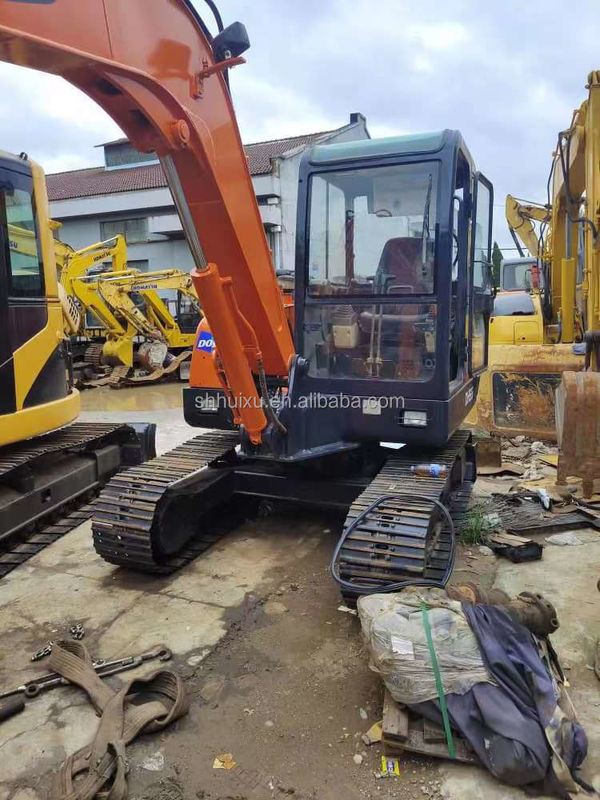 Doosan vendita calda Mini escavatore usato doosan ex55 Escavatore idraulico a striscia di seconda mano DOOSAN DH55 origine coreana