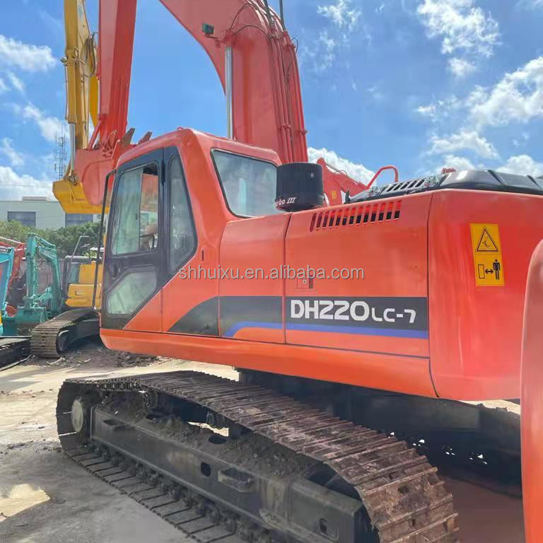 Doosan DH220lc escavatore usato/macchina da scavo usata Doosan DH220-7 origine coreana in vendita