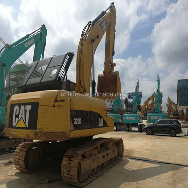 Escavatore da bruco usato 329d/ Escavatore da rampa di seconda mano CAT329 in buone condizioni in vendita Caterpillar in magazzino