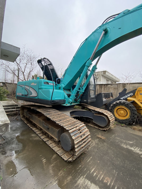 Kobelco SK200 di seconda mano Kobelco SK200-8 Escavatore a trascinatore idraulico Buone condizioni Macchina di scavo usata prezzo basso