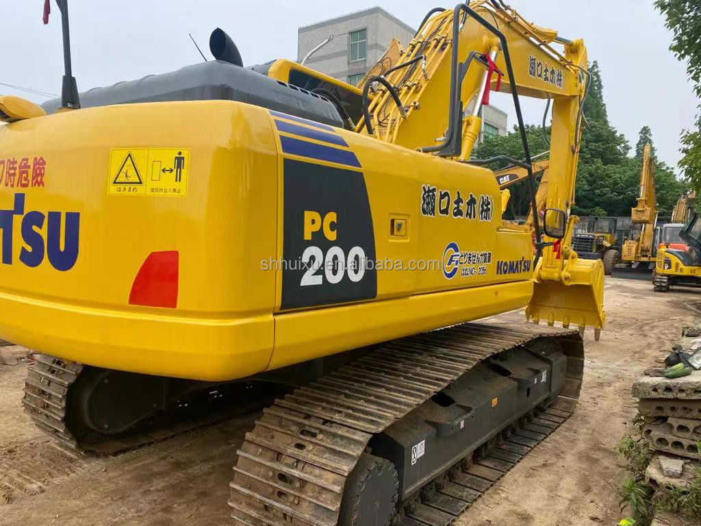 Komatsu Escavatore idraulico di seconda mano di buona qualità Usata macchina da scavo Giappone origine usata escavatore komatsu pc200-8 Escavatore Komatsu