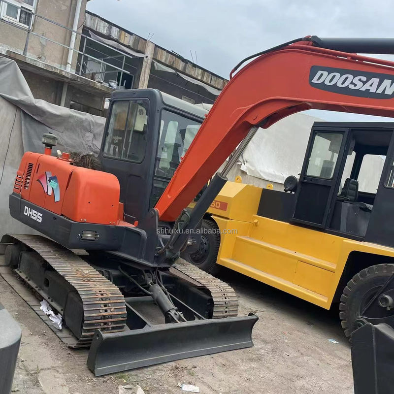Doosan vendono caldo scavatori usati Doosan 55, Doosan DH55 Digger Mini Used Excavator