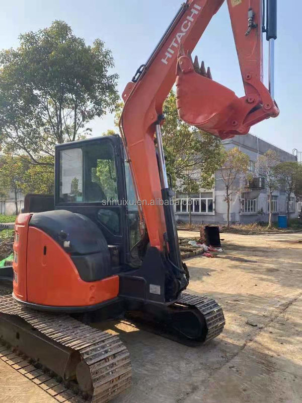 Hitachi in magazzino Prezzo economico mini escavatore giapponese HITACHI 55/Seconda mano idraulico Crawler Escavatore in buone condizioni HITACHI 55